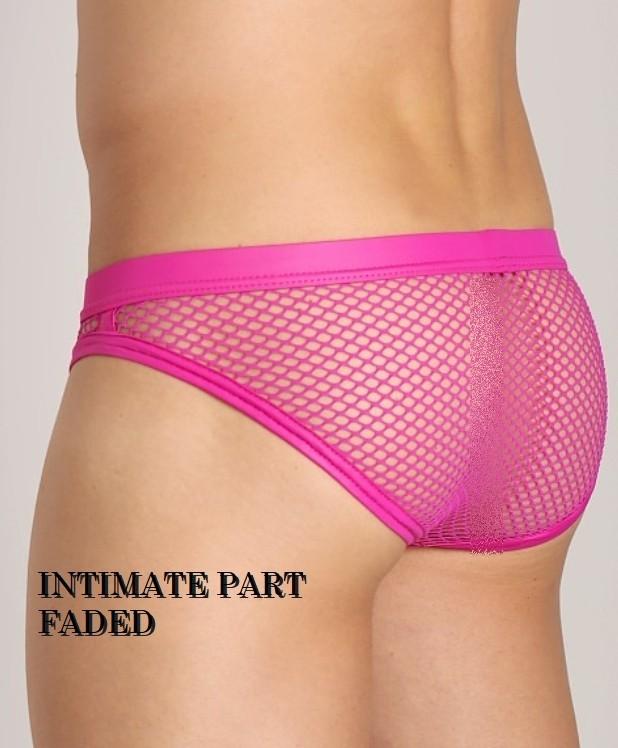 Medium Brief Beyond Doubt Mesh Magenta Pink 110203 103