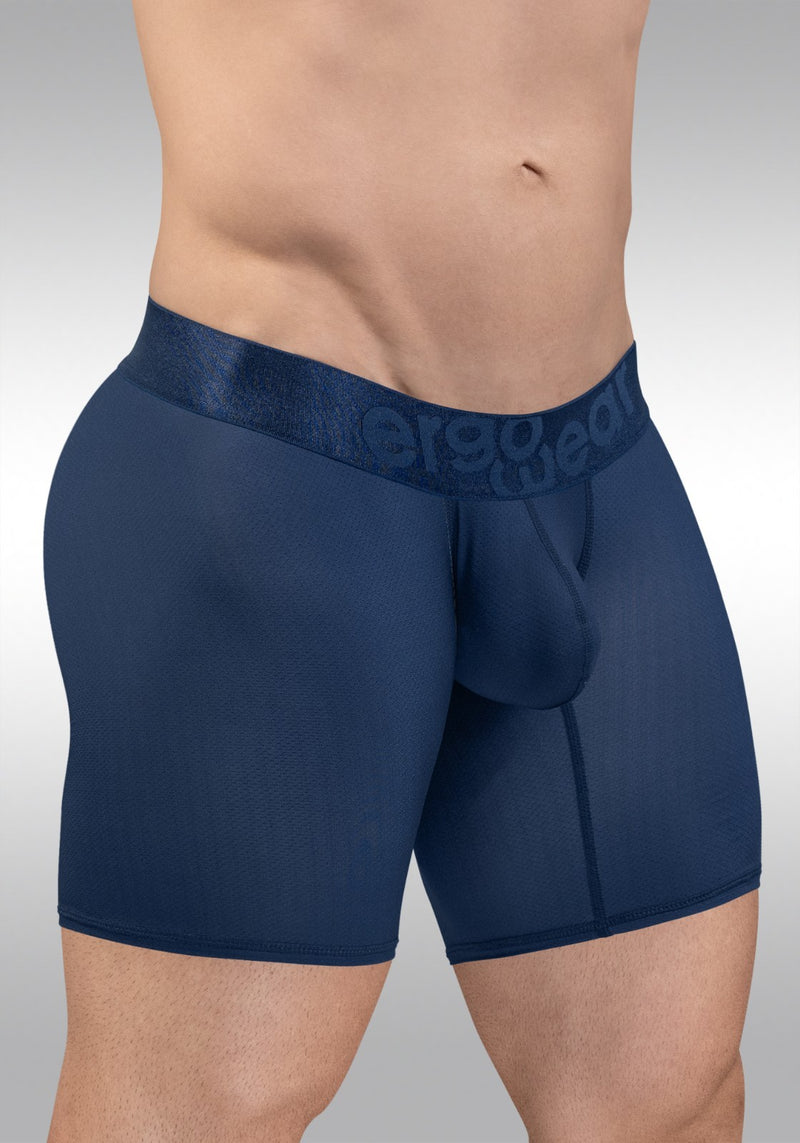 ErgoWear Long Boxer Briefs MAX Bold SE Stretch Mid-Cut Boxer Dark Blue 1815 22