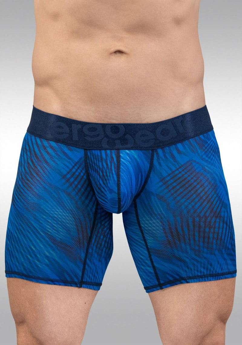 ErgoWear Long Boxer Briefs MAX Bold SE Stretch Mid-Cut Boxer in Mid Blue 1819 22