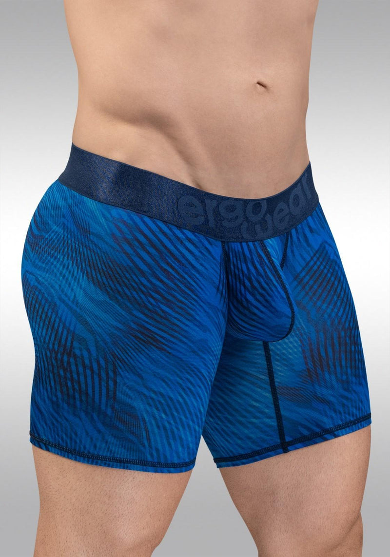 ErgoWear Long Boxer Briefs MAX Bold SE Stretch Mid-Cut Boxer in Mid Blue 1819 22
