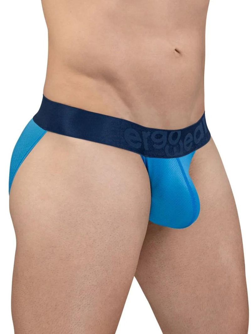 ErgoWear Briefs MAX Bold SE Micro-Mesh Bikini Brief Cut in River Blue 1821 11