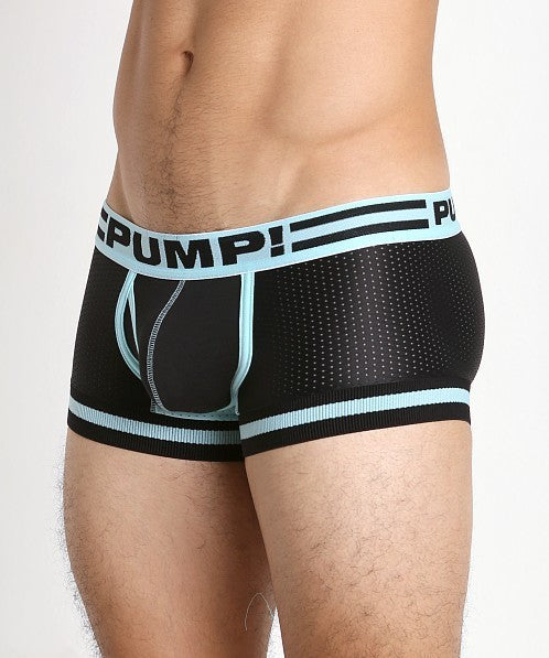 Pump! Touchdown Hypotherme Mesh Boxer Trunk Black/Aqua 11060 8