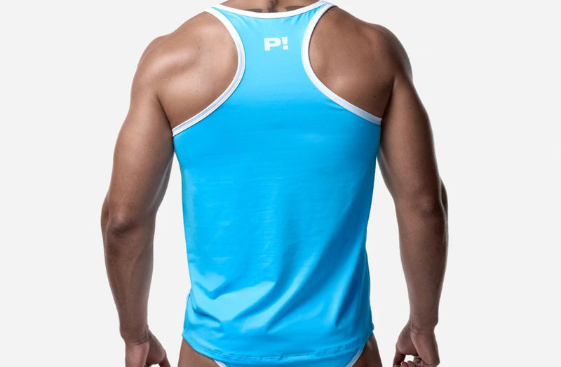 PUMP! Dolphin Slim Fit Tank Top With UPF 50+ Protection in Baby Blue 14032 25