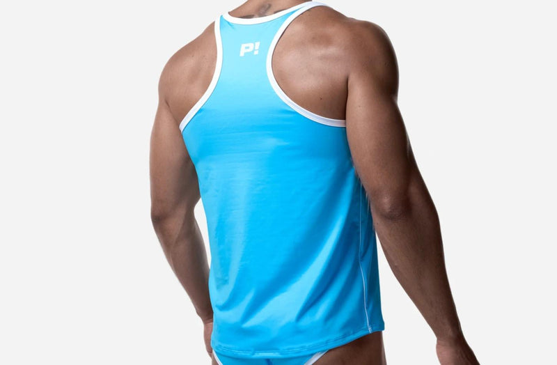 PUMP! Dolphin Slim Fit Tank Top With UPF 50+ Protection in Baby Blue 14032 25