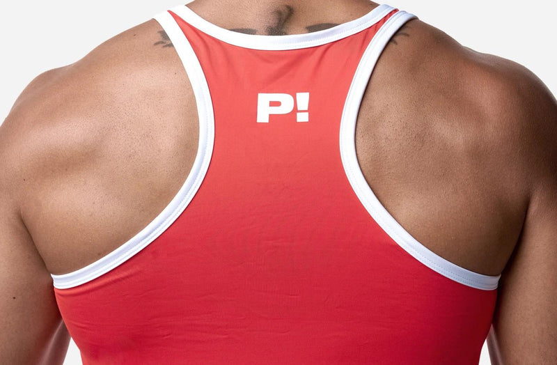 PUMP! Bay Slim-Fit Tank Top With UPF 50+ Protection in Red 14029 25