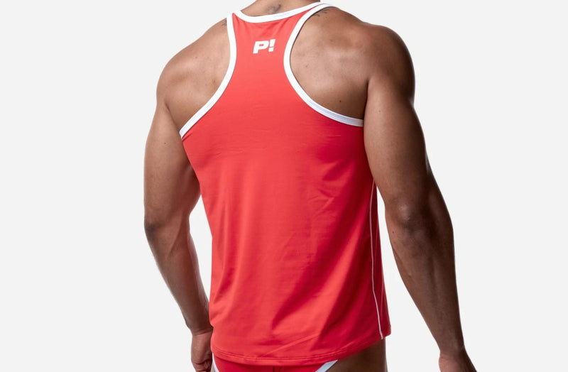 PUMP! Bay Slim-Fit Tank Top With UPF 50+ Protection in Red 14029 25