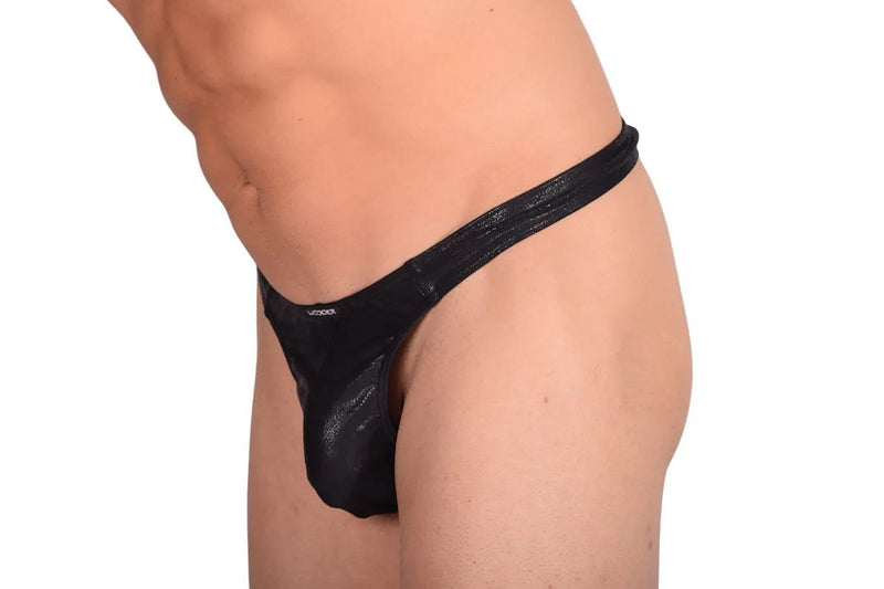 Large Wojoer Shark Thong Black 385B7 6