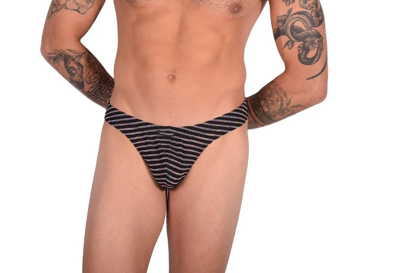 XL WOJOER  WHTF''K  Sheer Thong 382W457 2