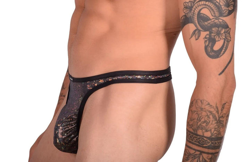 Large Wojoer Sexy Bizarre Black Party Thong 341W416 5