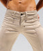 28" RUFSKIN Jeans JUKA TWILL Cotton Pants Denim Leatherette Patch Sand 4 - SexyMenUnderwear.com