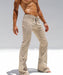 28" RUFSKIN Jeans JUKA TWILL Cotton Pants Denim Leatherette Patch Sand 4 - SexyMenUnderwear.com