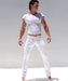 28" RUFSKIN Pants Jimmy White Slim - Fit Straight Leg Stretch Jeans 3 - SexyMenUnderwear.com