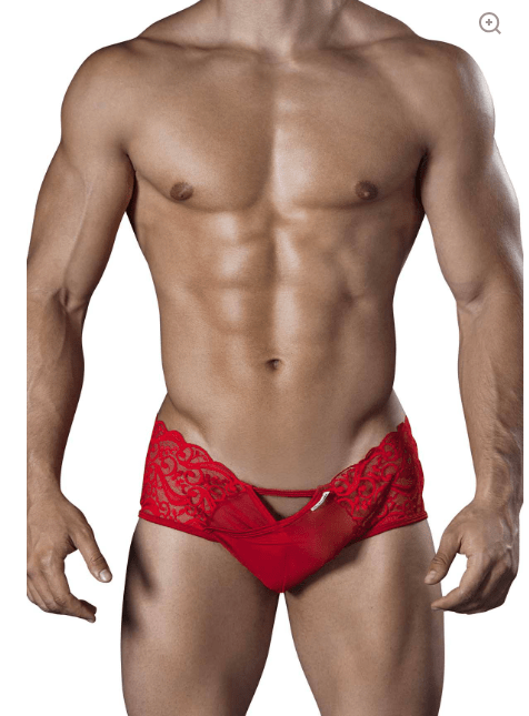 2XL - CANDYMAN Jockstrap Microfiber Stretchy Fabric Sexy Jock Red 99232X 71