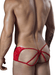 2XL - CANDYMAN Jockstrap Microfiber Stretchy Fabric Sexy Jock Red 99232X 7 - SexyMenUnderwear.com