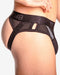 2XL TEAMM8 Aerial Jockstrap Luxury & Classic Jock 4 - Way Stretch Mesh Pannel Black 5 - SexyMenUnderwear.com