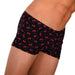 2XS XS Smu Tanning Walking around sheer Black Mini Boxer MX19 34029 - SexyMenUnderwear.com