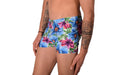 2XS/S SMU Mens Swim Hipster Underwear Flowers 43137 MX12 - SexyMenUnderwear.com