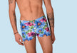 2XS/S SMU Mens Swim Hipster Underwear Flowers 43137 MX12 - SexyMenUnderwear.com