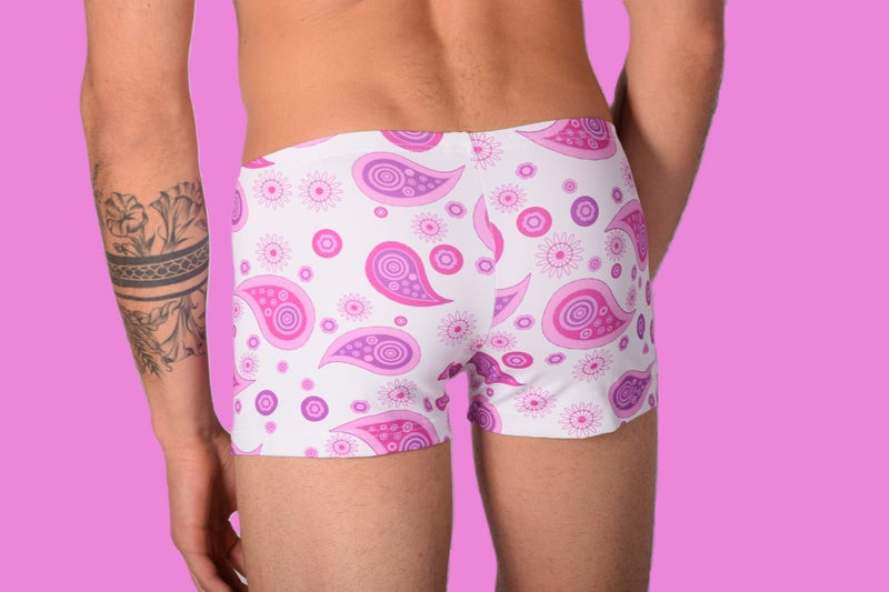 2XS/S SMU Mens Swim Hipster Underwear Print 43132 MX127