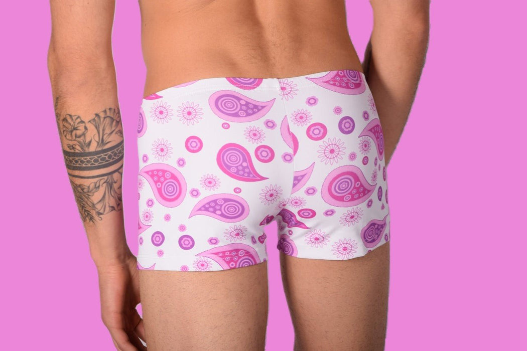 2XS/S SMU Mens Swim Hipster Underwear Print 43132 MX12 - SexyMenUnderwear.com