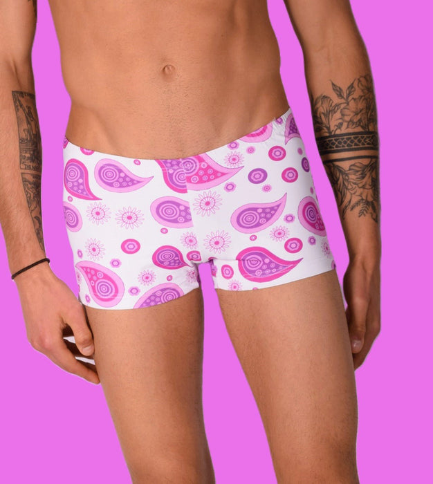 2XS/S SMU Mens Swim Hipster Underwear Print 43132 MX12 - SexyMenUnderwear.com