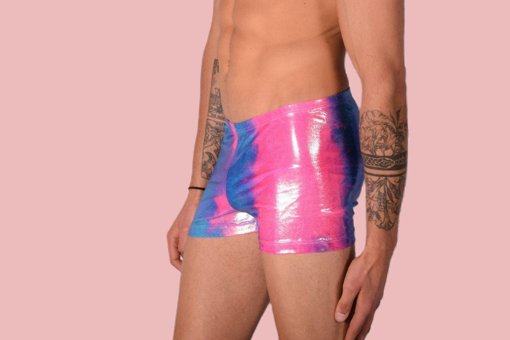 2XS/S SMU Mens Swim Hipster Underwear Rainbow 43136 MX12 - SexyMenUnderwear.com