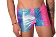 2XS/S SMU Mens Swim Hipster Underwear Rainbow 43136 MX12 - SexyMenUnderwear.com