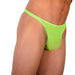 2XS/S SMU Tanning Walking Around Sheer Lime Thong MX18 33972 - SexyMenUnderwear.com