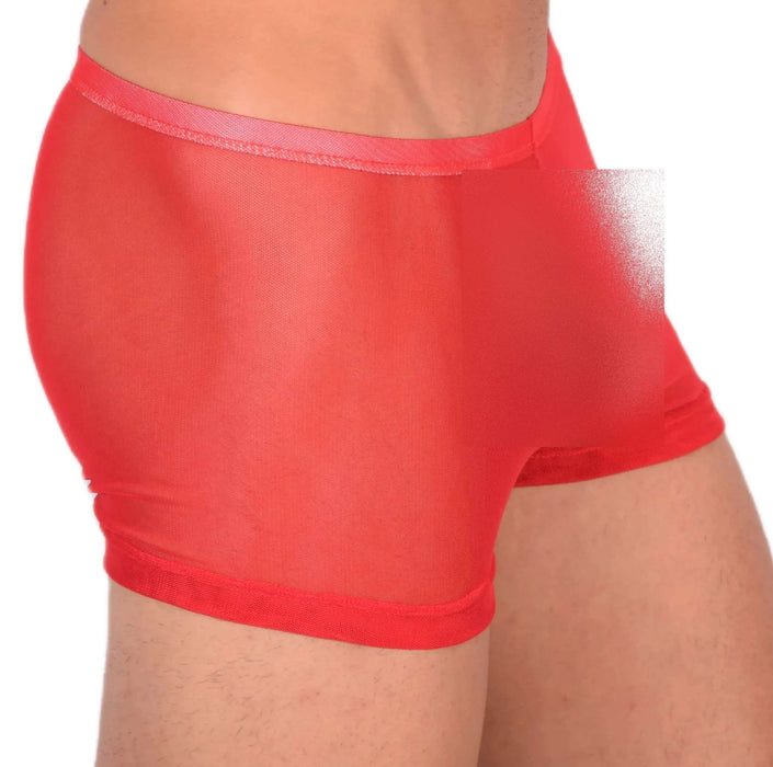 2XS/XS Mini Boxer C - Thru Red 33557 MX13 - SexyMenUnderwear.com