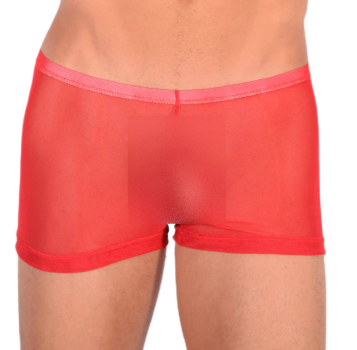 2XS/XS Mini Boxer C - Thru Red 33557 MX13 - SexyMenUnderwear.com