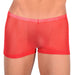 2XS/XS Mini Boxer C - Thru Red 33557 MX13 - SexyMenUnderwear.com