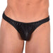 2XS/XS SMU Sensual Thongs Deep Elegant Black 33550 MX13 - SexyMenUnderwear.com