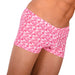 2XS/XS Smu Tanning Walking around Pink Mini Boxer MX19 34031 - SexyMenUnderwear.com