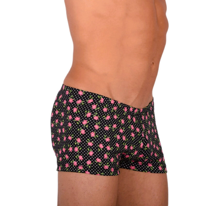 2XS/XS Smu Tanning Walking around sheer Floral Mini Boxer MX19 340263