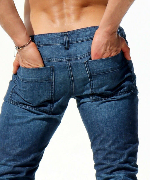 30'' Jeans RUFSKIN Pants West Distressed Blue Japanese Denim