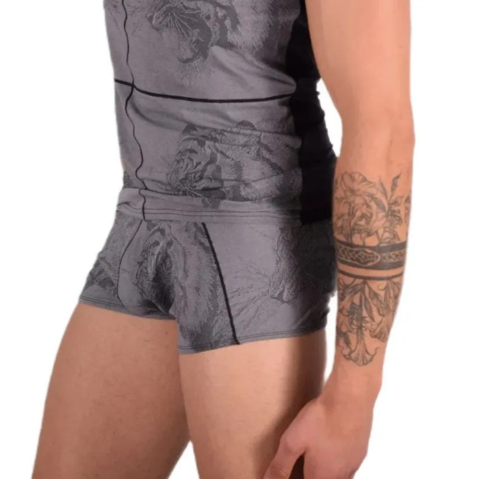 Medium Gregg Homme Kit T-Shirt & Boxer Black/Grey 33659 MX14