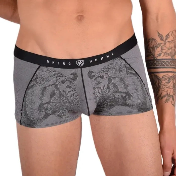 Medium Gregg Homme Kit T-Shirt & Boxer Black/Grey 33659 MX14