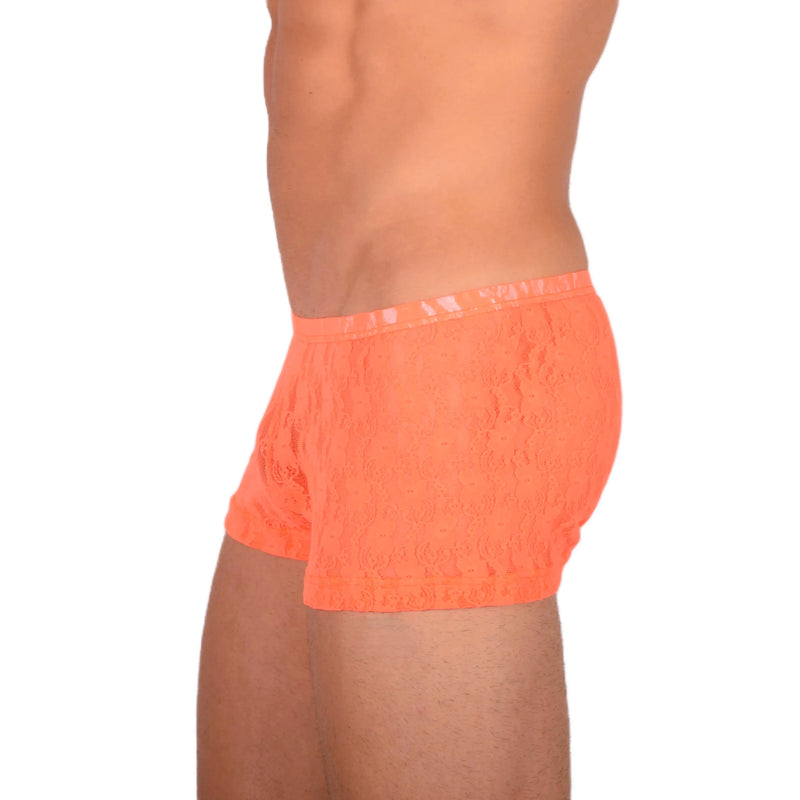 XS/S SMU Tanning Walking around C-Thru Orange Mini Boxer MX19 34037