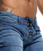 36" RUFSKIN Cotton Jeans BUTCH Slim Straight - Leg Pants Denim Distressed - SexyMenUnderwear.com