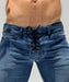 36" RUFSKIN Cotton Jeans BUTCH Slim Straight - Leg Pants Denim Distressed - SexyMenUnderwear.com