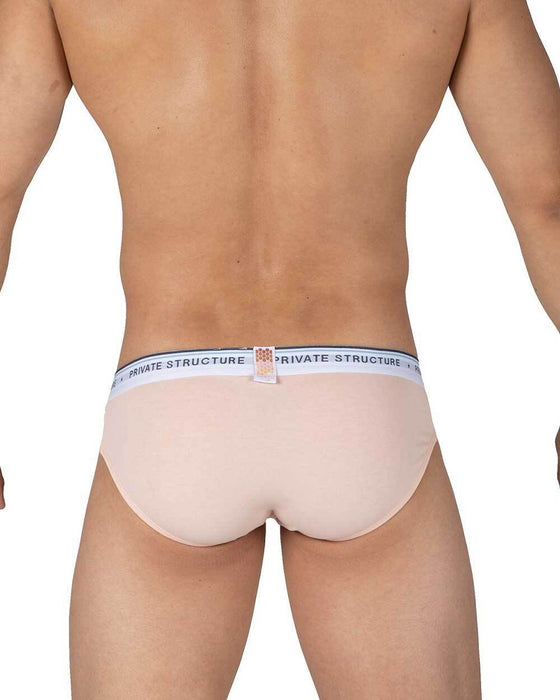 3pcs PRIVATE STRUCTURE Elements Mini Brief Earth Green Sand Nude Quartz 4395 - SexyMenUnderwear.com