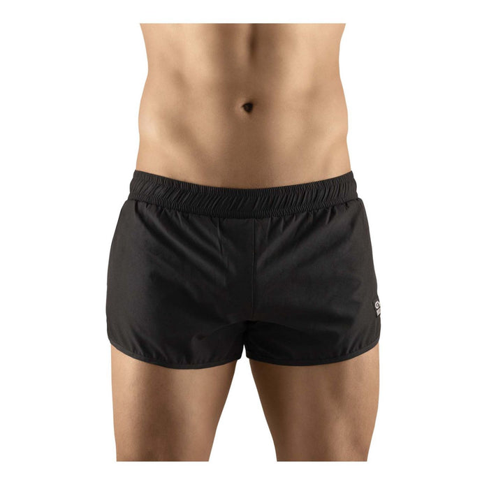 ErgoWear Short de sport avec slip intérieur Feel Bikini Swim-Short Noir 1064 84