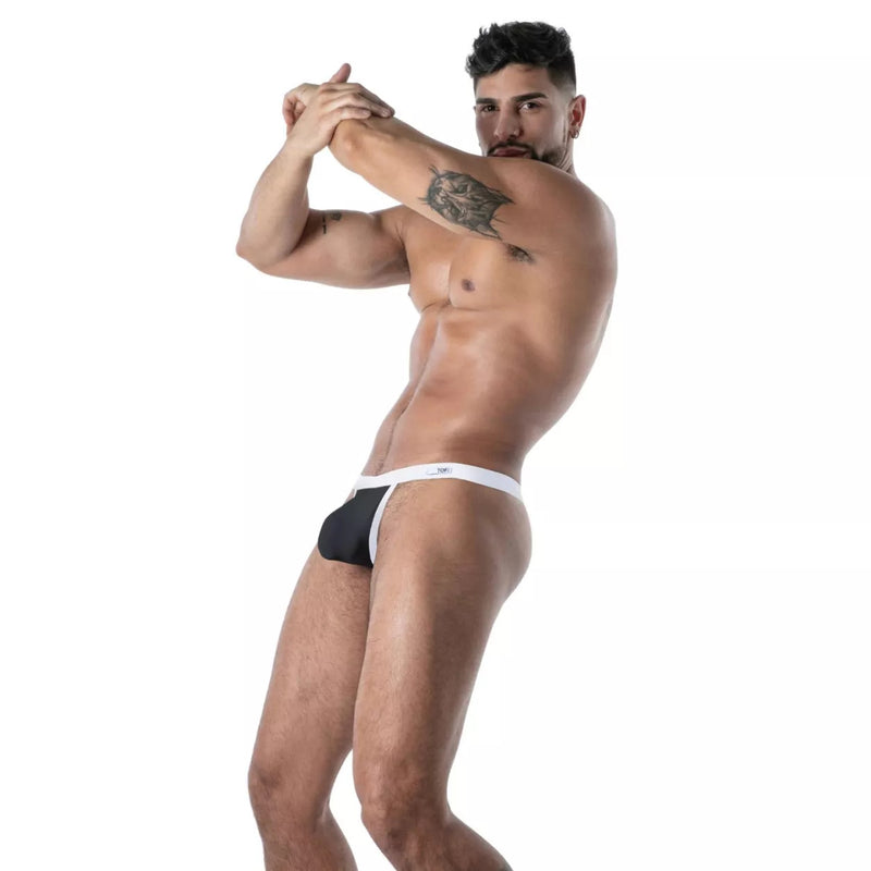 TOF PARIS Thong Mon Amour Ultra-Soft Microfiber Thongs in Black 57