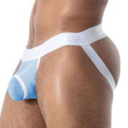 TOF PARIS Jockstrap Mon Amour Microfiber Jock in Blue 57