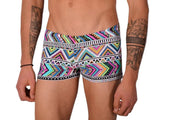 XS SMU Mens Swim Hipster Underwear Abstract 43122 MX12