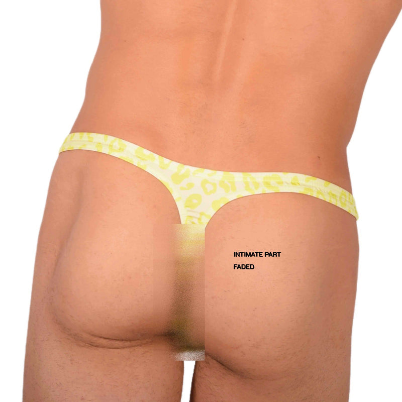 Small SMU Sensual Soft Wild-Cat Lime Thong 33830 MX17