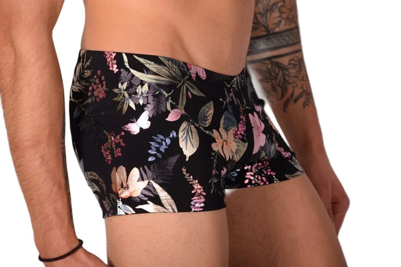 XS SMU Mens Hipster Flash Flower Mini Boxer 43121 MX12