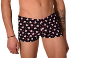 XS Mini Boxer SMU Hipster Flower Hearts 43120 MX12