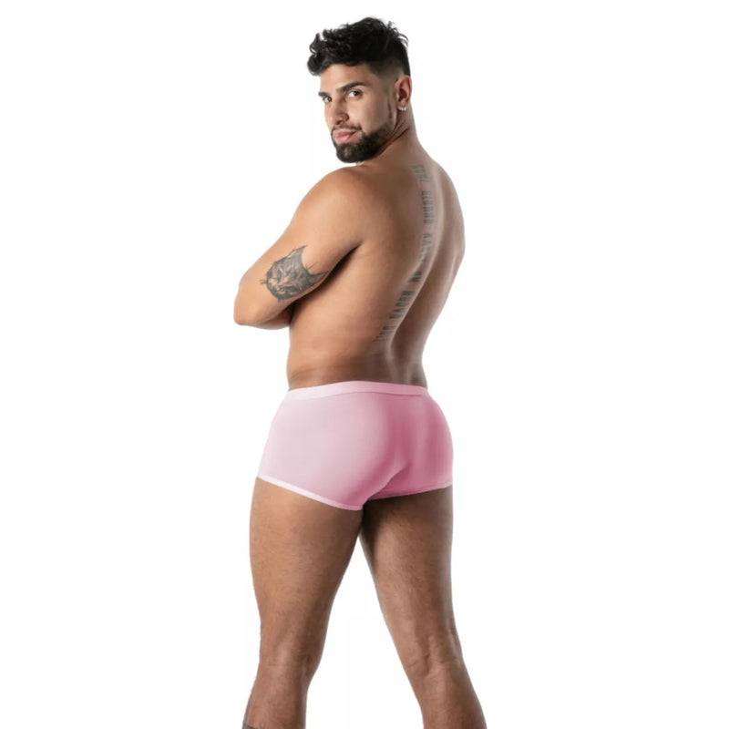 TOF PARIS Trunk Mon Amour Microfiber Low-Rise Boxer in Pink 56