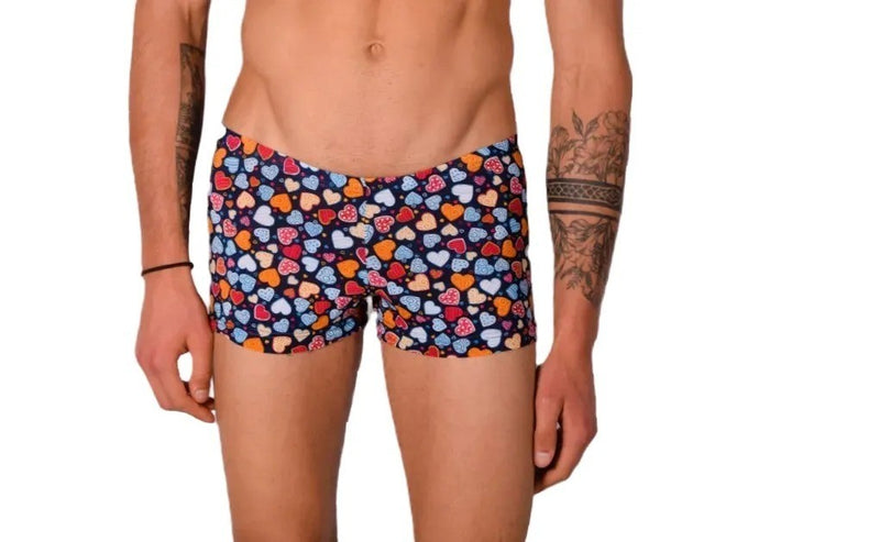 XS SMU Mens Hipster Super Mixed Hearts  43101 MX12
